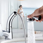 Elegant Faucet with Flexible Spout for Your Bathroom