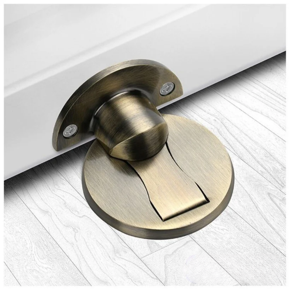 Stylish Magnetic Door Stopper made of Stainless Steel – 6 Color Options for Home and Office