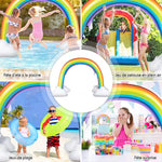 Aufblasbarer Regenbogen-Spritzbogen