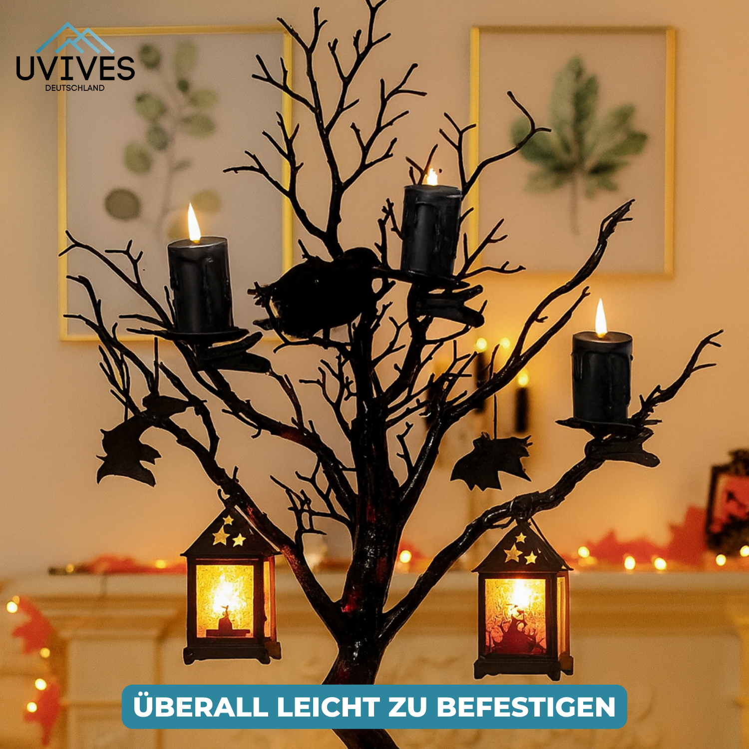 Safe LED Clip-On Candles for Atmospheric Moments