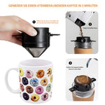 Coffee Enjoyment To Go - Stainless Steel Filter Mug for Perfect Coffee