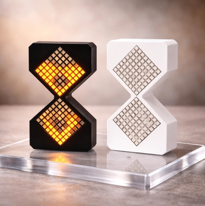 LED Zeitmesser mit sanfter Lichtvisualisierung und Positionssensor