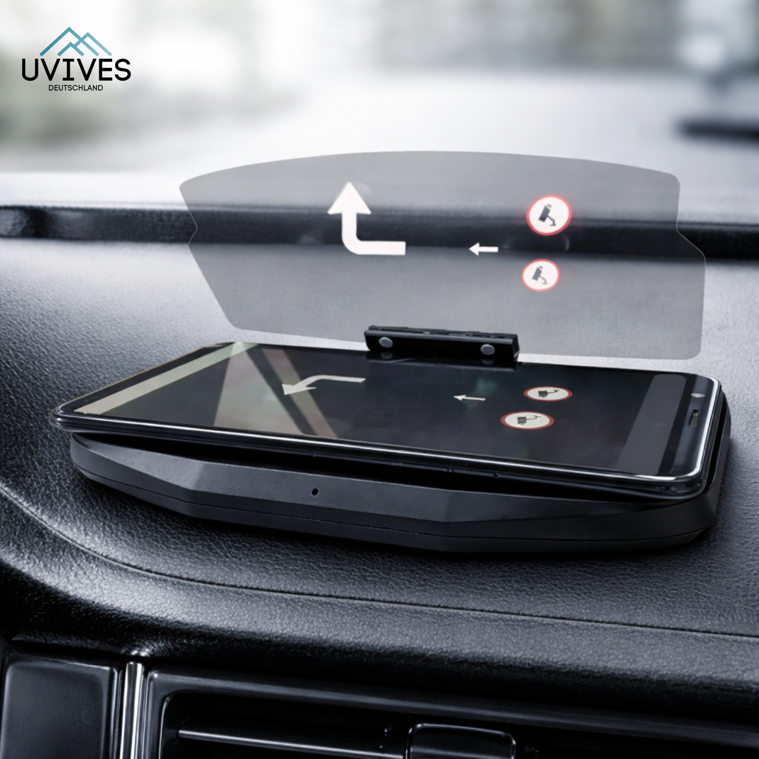 Drive Safely – Wireless HUD for Clear Visibility and Full Batteries