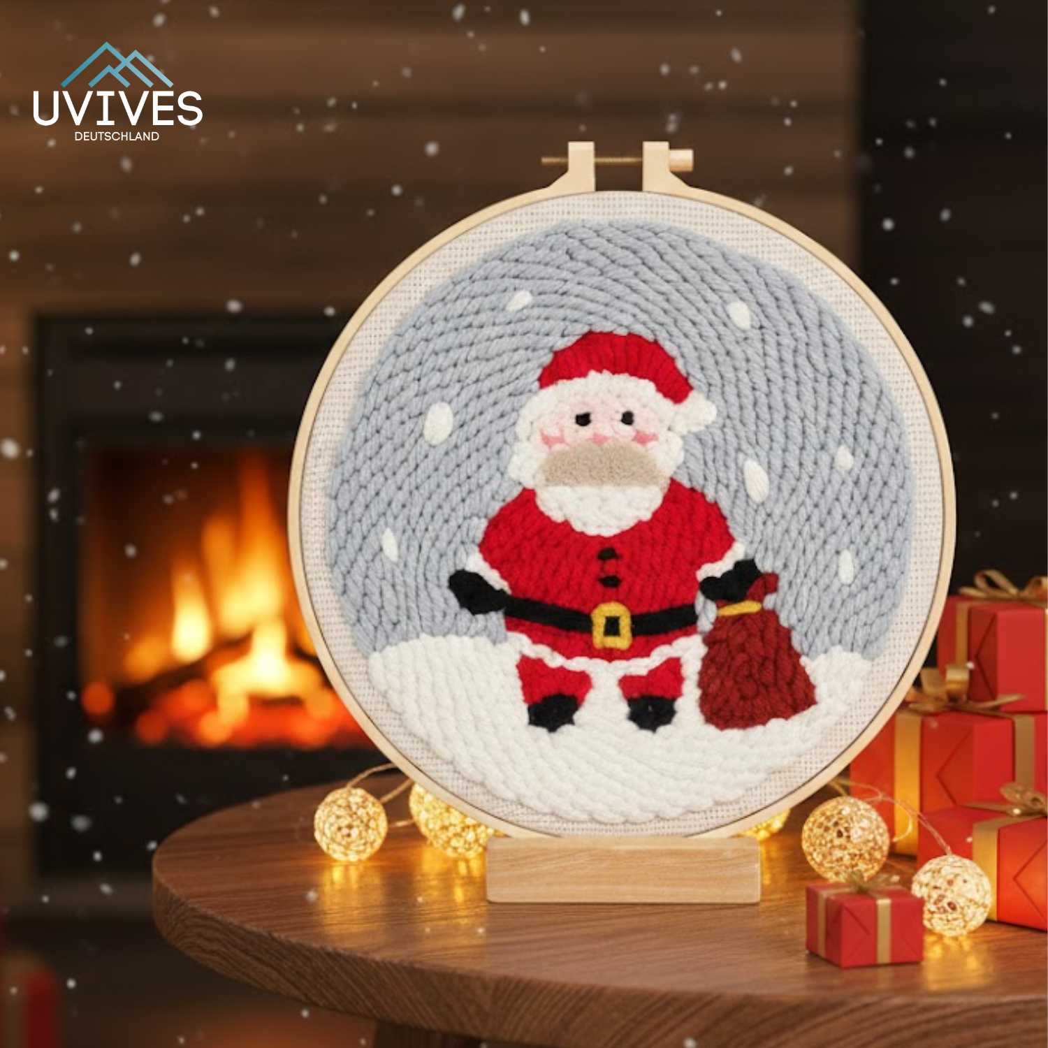 Well-being embroidery kit for festive memories