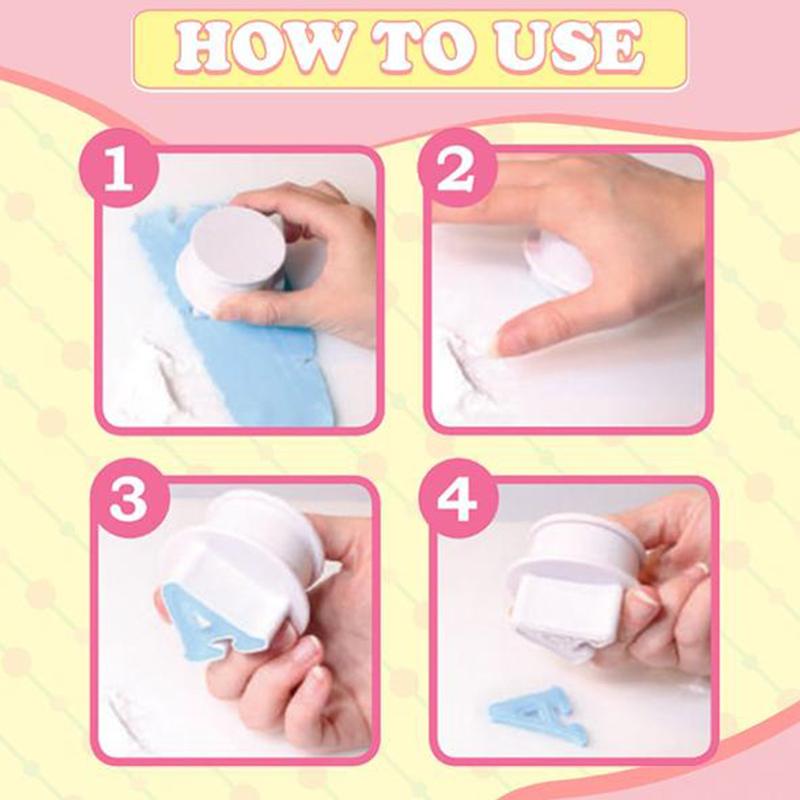 Kreatives Fondant-Dekorationsset für Kuchen