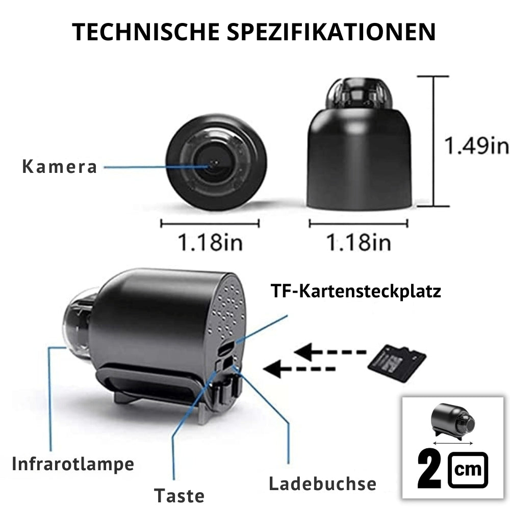 UltraClip – Mini Security Camera in HD Quality