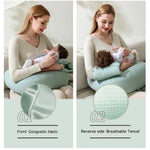 Ergonomisches Stillkissen mit Rückenstütze für bequemes Füttern