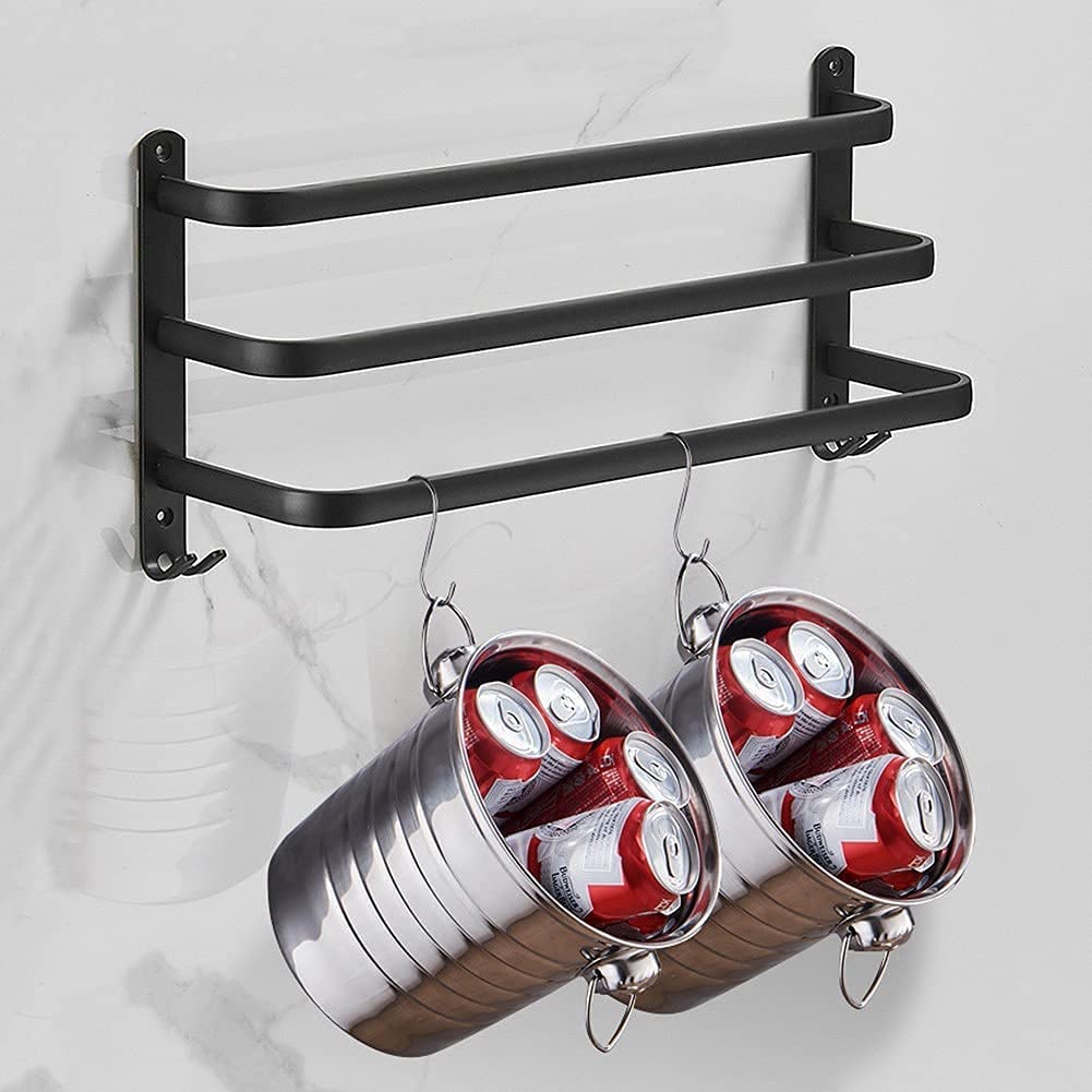 Wandhandtuchhalter ohne Bohren – 2 oder 3 Ablagen