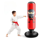 Freistehender Boxsack PowerPunch – Sicherer aufblasbarer Boxsack für Kinder 2–15 Jahre