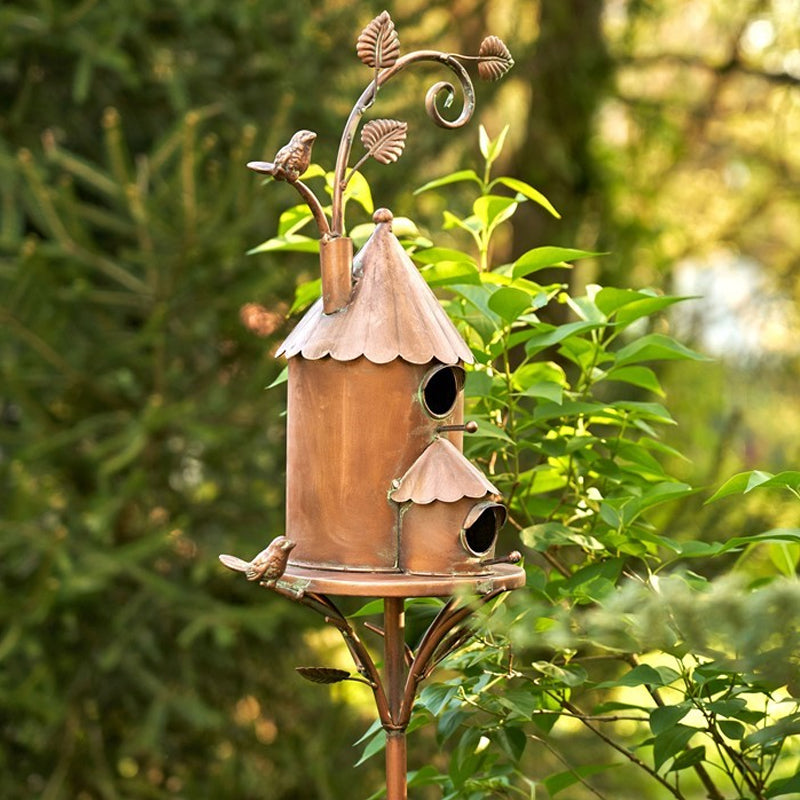 Vogelhaus Gartenstecker