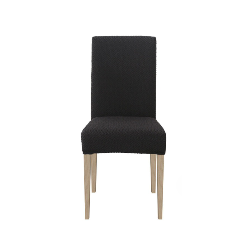 Elegant chair covers made of high-quality stretch material for dining rooms