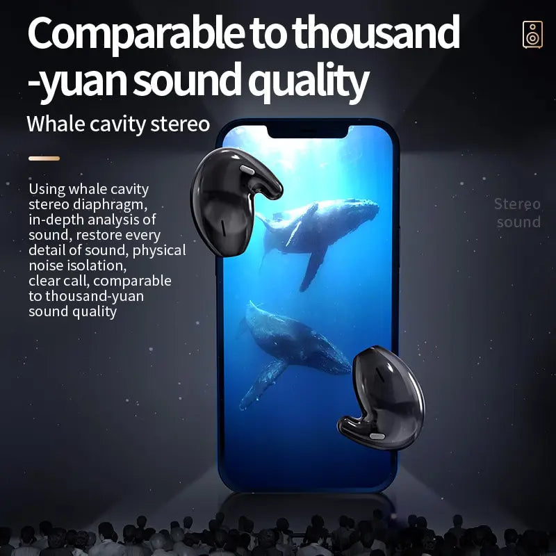 Ergonomic in-ear headphones with touch control