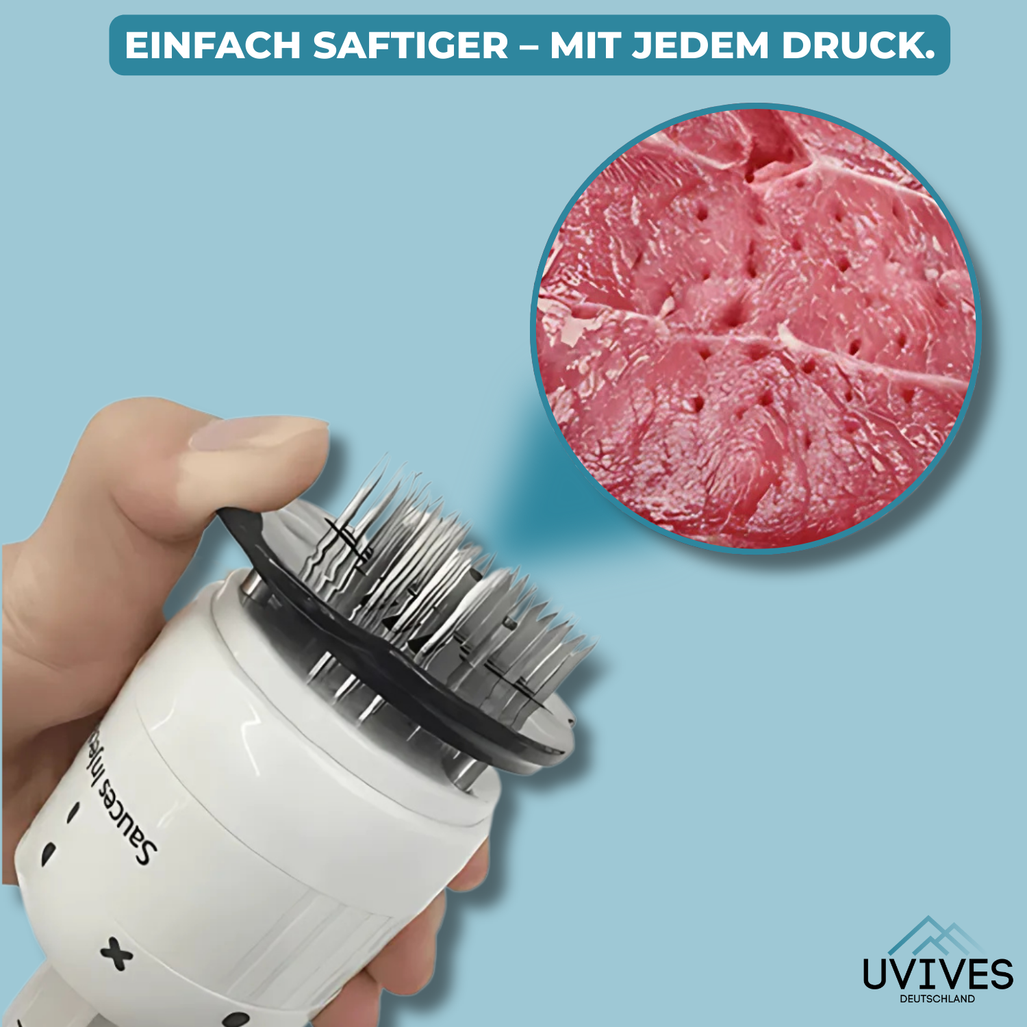 MeatEnjoyment - 2-in-1 Marinade Injector and Tenderizer