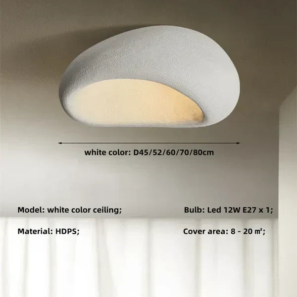 HarmonieDecke | Wabi Sabi Deckenlampe für ein entspanntes Zuhause