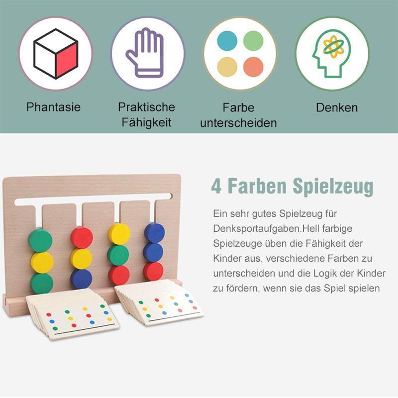 Farbenfrohes Lernspielzeug für Kinder mit 4 Farben