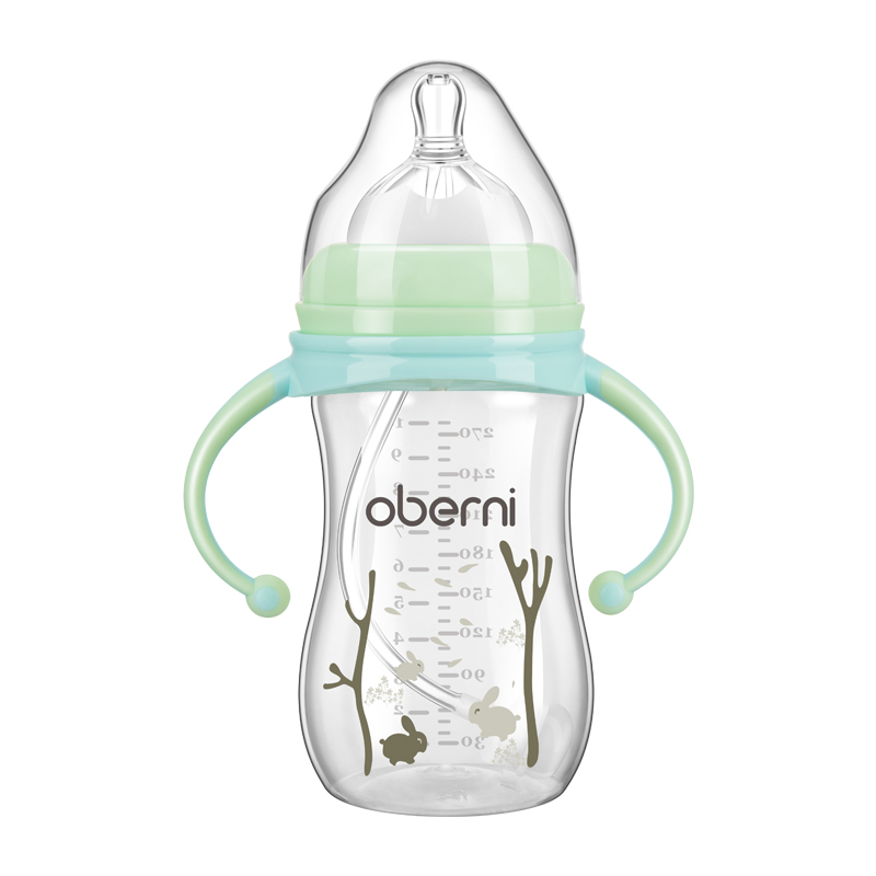 Weithals-Babyflasche mit Griff – Flasche für Neugeborene