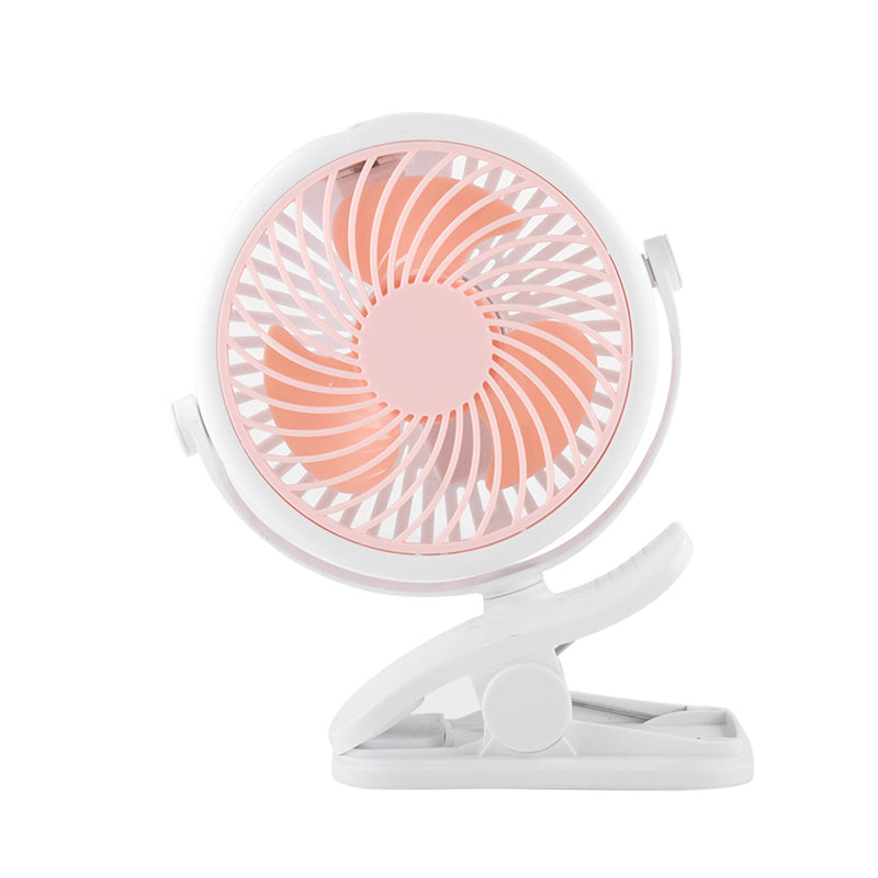 Tragbarer Klemmlüfter mit 360° Drehung – USB & wiederaufladbarer Akku