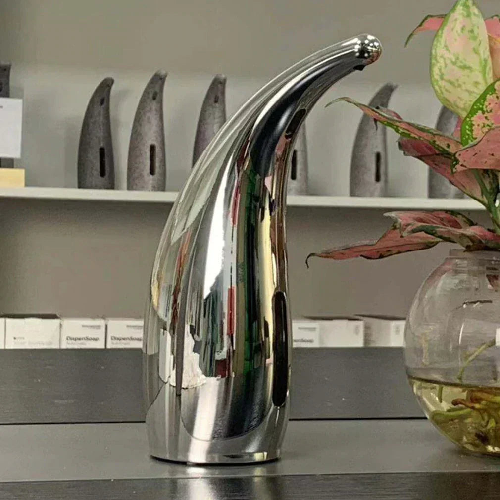 Automatischer Seifenspender "HygiFlow" mit Sensor und modernem Design