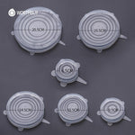 6 Wiederverwendbare und dehnbare Silikon-Tankdeckel