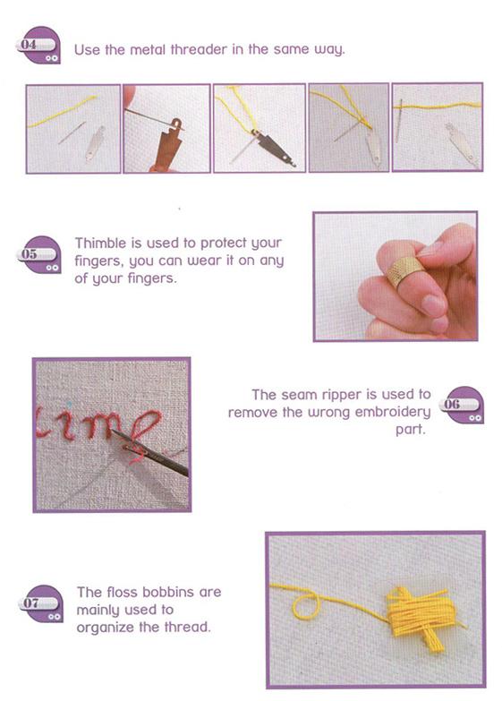Kreativer Stickstift für mühelose Textilgestaltung