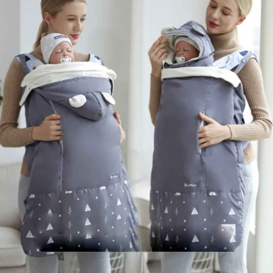 Fußsack für Babys im Winter – Universell einsetzbar für Kinderwagen und Trage