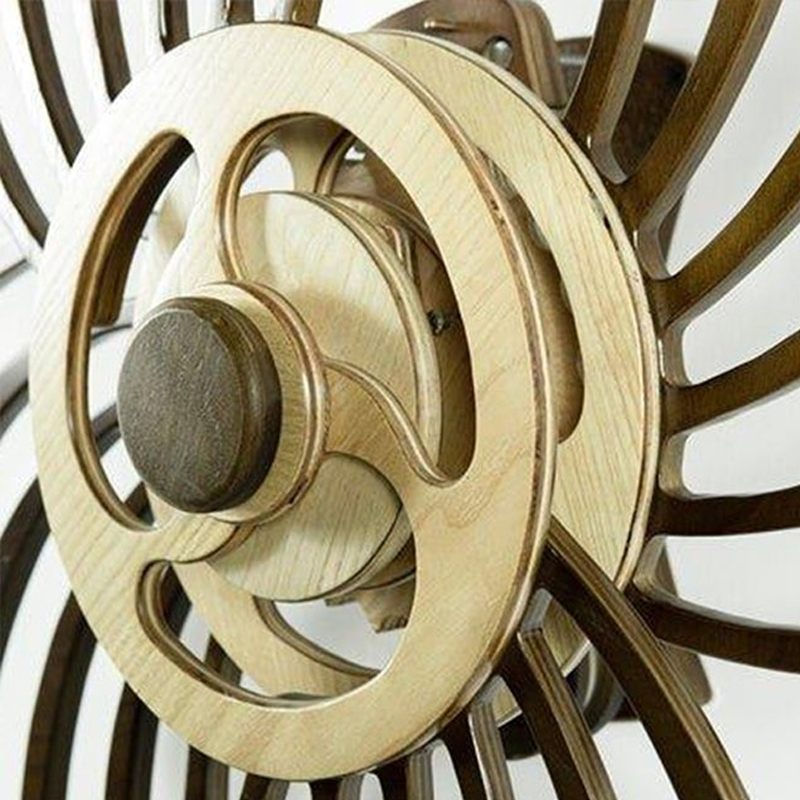 Artisanale Kinetische Wandskulptur für Meditationsräume