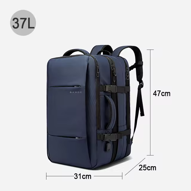 Wasserdichter erweiterbarer Rucksack für Reisen – Hohe Kapazität & Diebstahlschutz