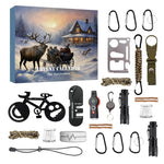 Überlebenswerkzeuge Adventskalender für Abenteuerlustige – 24 Tage bis Weihnachten