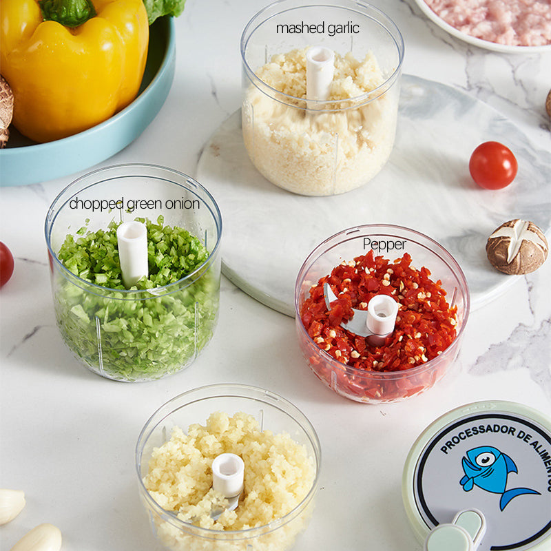 Küchenhelfer | Tragbarer Hand-Gemüseschneider für Knoblauch