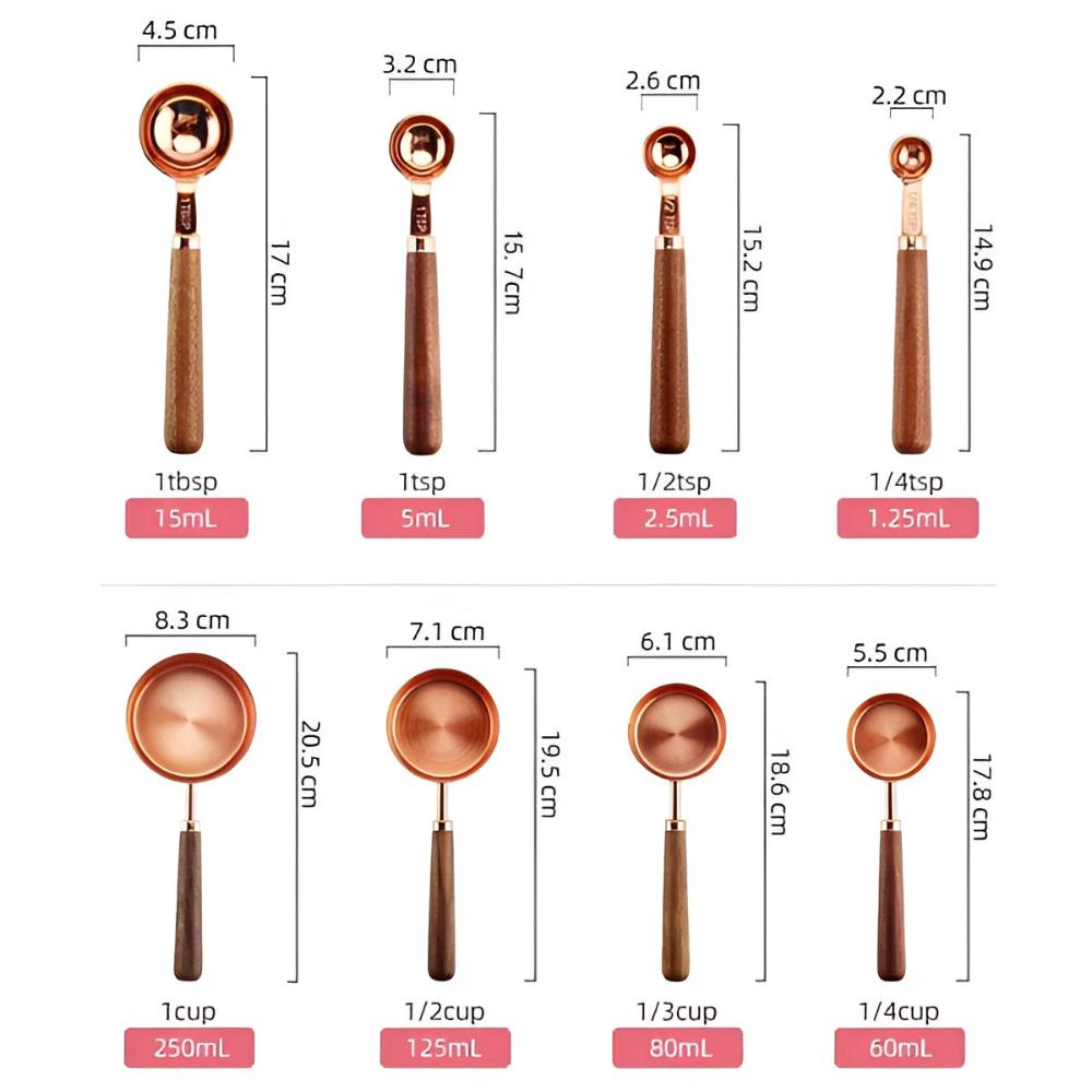 Elegantes Kupfer Messset für präzise Ergebnisse