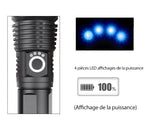 Hochleistungs-LED-Taschenlampe mit 90000 Lumen | Ultimative Vielseitigkeit