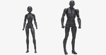 Kreative Modellfiguren für Künstler