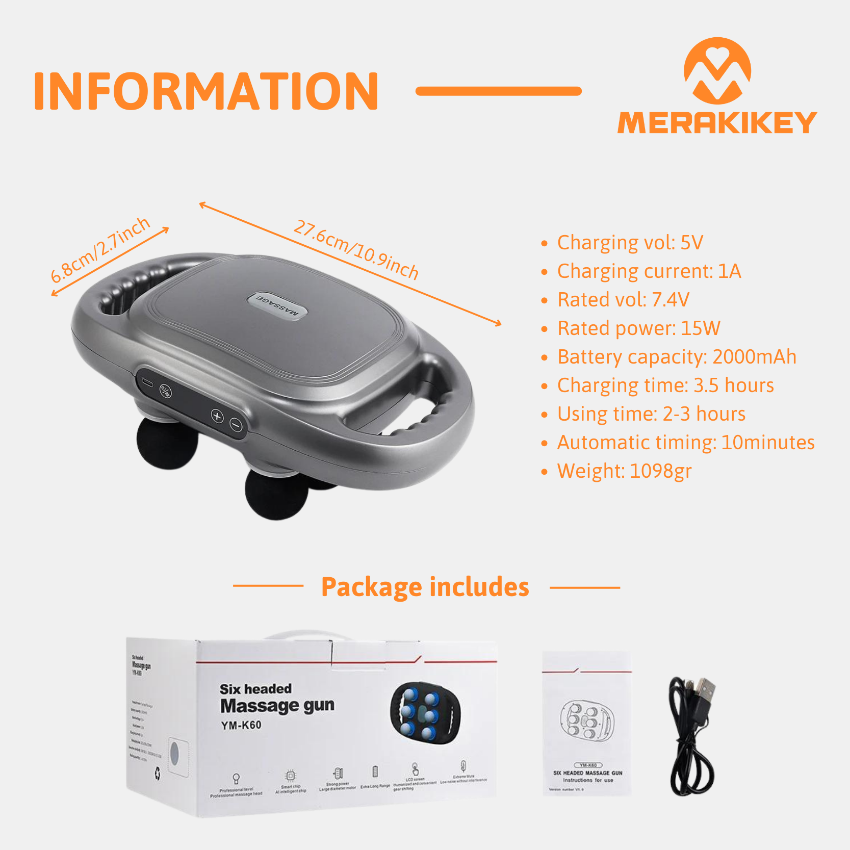 RelaxMax Pro | 6-Head High-Frequency Massager for Relaxation