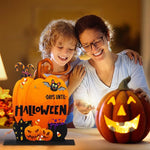 Hölzerner Adventskalender für Halloween
