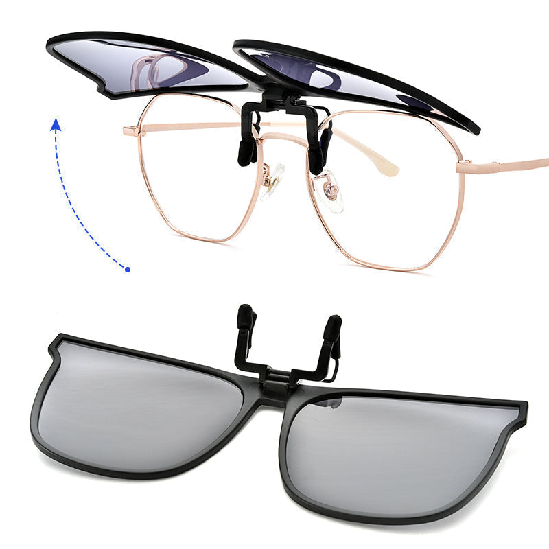 LuxeClip | Faltbare polarisierte Sonnenbrille mit Clip