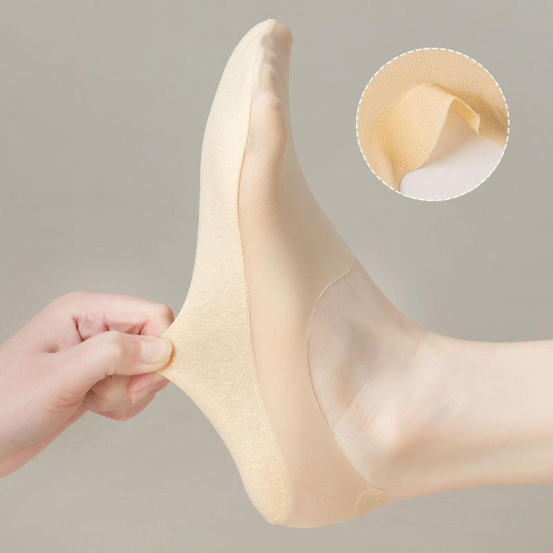 Leichte, unsichtbare Socken aus atmungsaktiver Baumwolle