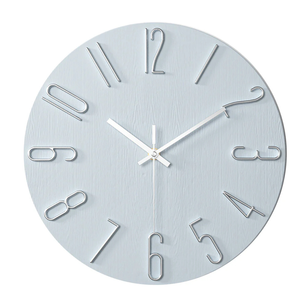 Moderne und geräuschlose Wanduhr für das Wohnzimmer – Elegante Uhr