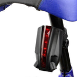 Sicherheits-Laser-Rücklichter für Fahrräder