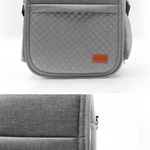 Tragbares 2-in-1 Babybett mit Wickeltasche für Reisen