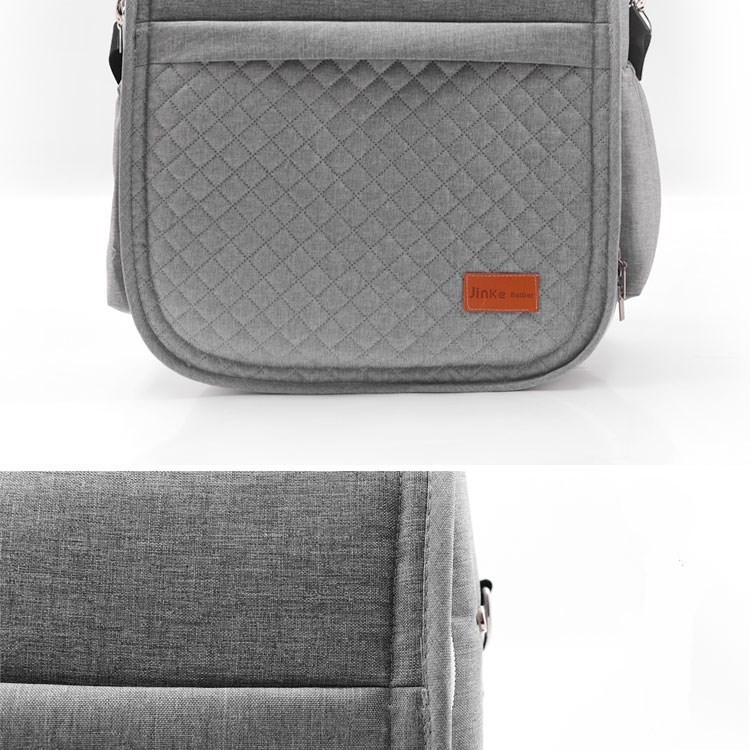 Tragbares 2-in-1 Babybett mit Wickeltasche für Reisen