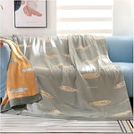 Vielseitige Baumwoll-Decke mit stilvollem Design