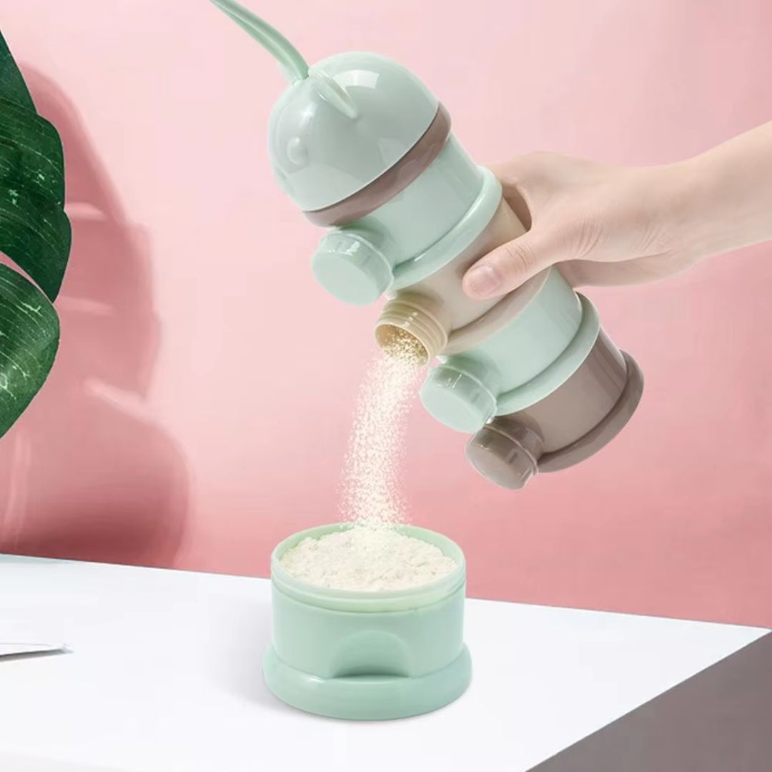 Stapelbarer Behälter für Baby-Milchpulver und Snacks – Milchpulver Spender