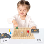 Kreatives Lernspiel zur Förderung der Multiplikation für Kinder