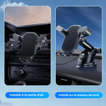 Robuster Auto-Smartphone-Halter mit Haken | TechGrip