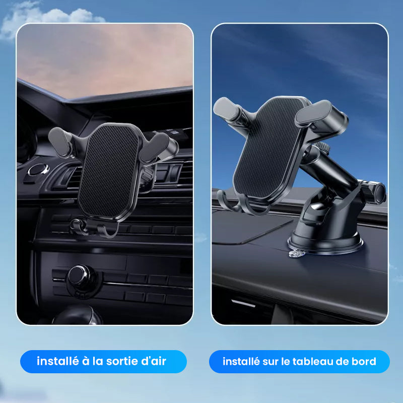 Robuster Auto-Smartphone-Halter mit Haken | TechGrip