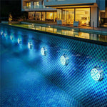 Waterproof LED Light with Magnetic Remote Control for Pools