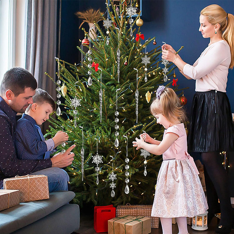 Kristall Weihnachtsdekoration in Schneeflockenform