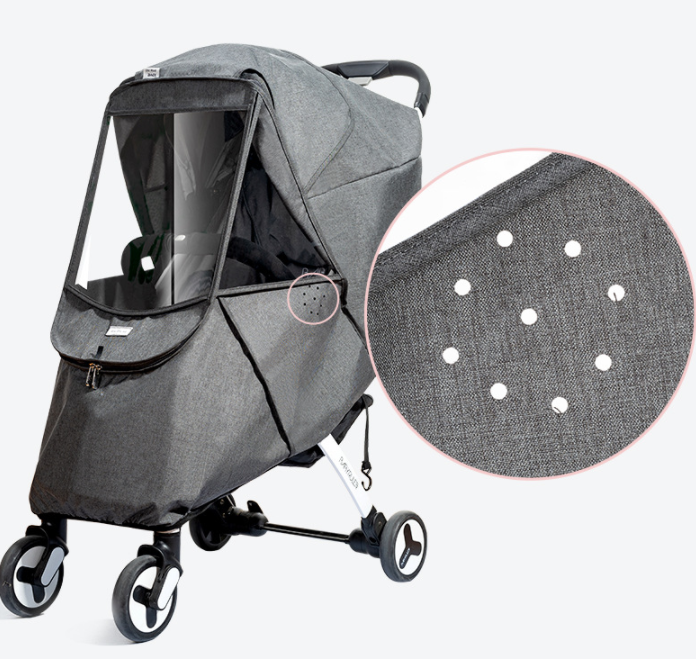 Universal Regenschutz für Kinderwagen – Wetter- und Winddicht