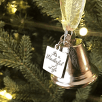 Schmuckanhänger für Weihnachtsbaum – Engel Flügel Glocken Dekoration