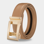 Stylish Men's Belt with Automatic Buckle | Elegance & Flexibility